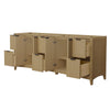 Custom image for Natural Oak with Matte Black Trim / No Mirror