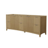 Custom image for Natural Oak with Brushed Nickel Trim / No Mirror