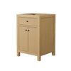Custom image for Tanned Oak with Matte Black Trim / No Mirror