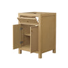 Custom image for Tanned Oak with Brushed Gold Trim / No Mirror