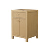 Custom image for Tanned Oak with Brushed Gold Trim / No Mirror