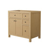Custom image for Tanned Oak with Matte Black Trim / No Mirror