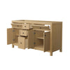 Custom image for Tanned Oak with Matte Black Trim / No Mirror