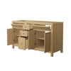 Custom image for Tanned Oak with Brushed Nickel Trim / No Mirror