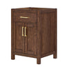 Custom image for Dark Walnut with Brushed Gold Trim / No Mirror