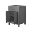 Custom image for Dark Gray with Brushed Nickel Trim / No Mirror
