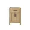 Custom image for Whitewashed Oak with Matte Black Trim / No Mirror