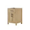 Custom image for Whitewashed Oak with Matte Black Trim / No Mirror