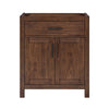 Custom image for Dark Walnut with Matte Black Trim / No Mirror