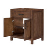 Custom image for Dark Walnut with Matte Black Trim / No Mirror