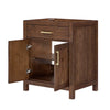 Custom image for Dark Walnut with Brushed Gold Trim / No Mirror