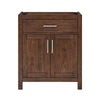 Custom image for Dark Walnut with Brushed Nickel Trim / No Mirror