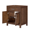 Custom image for Dark Walnut with Brushed Nickel Trim / No Mirror