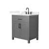 Custom image for Dark Gray with Matte Black Trim / Giotto Quartz / No Mirror