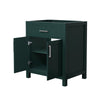 Custom image for Green with Brushed Nickel Trim / No Mirror