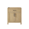 Custom image for Whitewashed Oak with Matte Black Trim / No Mirror