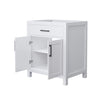 Custom image for White with Matte Black Trim / No Mirror