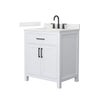 Custom image for White with Matte Black Trim / Giotto Quartz / No Mirror