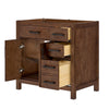 Custom image for Dark Walnut with Matte Black Trim / No Mirror