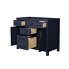 Custom image for Dark Blue with Matte Black Trim / No Mirror