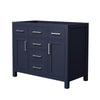 Custom image for Dark Blue with Brushed Nickel Trim / No Mirror