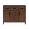 Custom image for Dark Walnut with Matte Black Trim / No Mirror