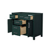 Custom image for Green with Brushed Nickel Trim / No Mirror