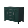 Custom image for Green with Brushed Nickel Trim / No Mirror
