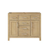 Custom image for Whitewashed Oak with Brushed Nickel Trim / No Mirror