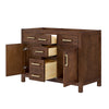 Custom image for Dark Walnut with Brushed Gold Trim / No Mirror
