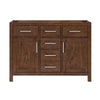 Custom image for Dark Walnut with Brushed Nickel Trim / No Mirror