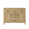 Custom image for Whitewashed Oak with Matte Black Trim / No Mirror