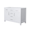 Custom image for White with Brushed Nickel Trim / No Mirror