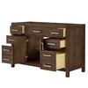 Custom image for Dark Walnut with Brushed Nickel Trim / No Mirror