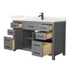 Custom image for Dark Gray with Matte Black Trim / Giotto Quartz / No Mirror