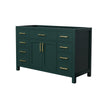 Custom image for Green with Brushed Gold Trim / No Mirror