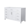 Custom image for White with Brushed Nickel Trim / No Mirror