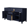 Custom image for Dark Blue with Matte Black Trim / No Mirror