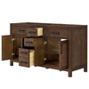 Custom image for Dark Walnut with Matte Black Trim / No Mirror