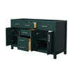Custom image for Green with Brushed Nickel Trim / No Mirror
