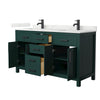 Custom image for Green with Matte Black Trim / Giotto Quartz / No Mirror