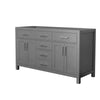 Custom image for Dark Gray with Brushed Nickel Trim / No Mirror