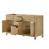 Custom image for Whitewashed Oak with Brushed Nickel Trim / No Mirror