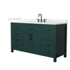 Custom image for Green with Matte Black Trim / Giotto Quartz / No Mirror