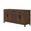Custom image for Dark Walnut with Matte Black Trim / No Mirror