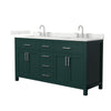 Custom image for Green with Brushed Nickel Trim / Giotto Quartz / No Mirror