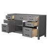 Custom image for Dark Gray with Matte Black Trim / No Mirror