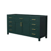 Custom image for Green with Brushed Gold Trim / No Mirror