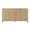 Custom image for Whitewashed Oak with Brushed Nickel Trim / No Mirror