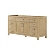 Custom image for Whitewashed Oak with Brushed Nickel Trim / No Mirror